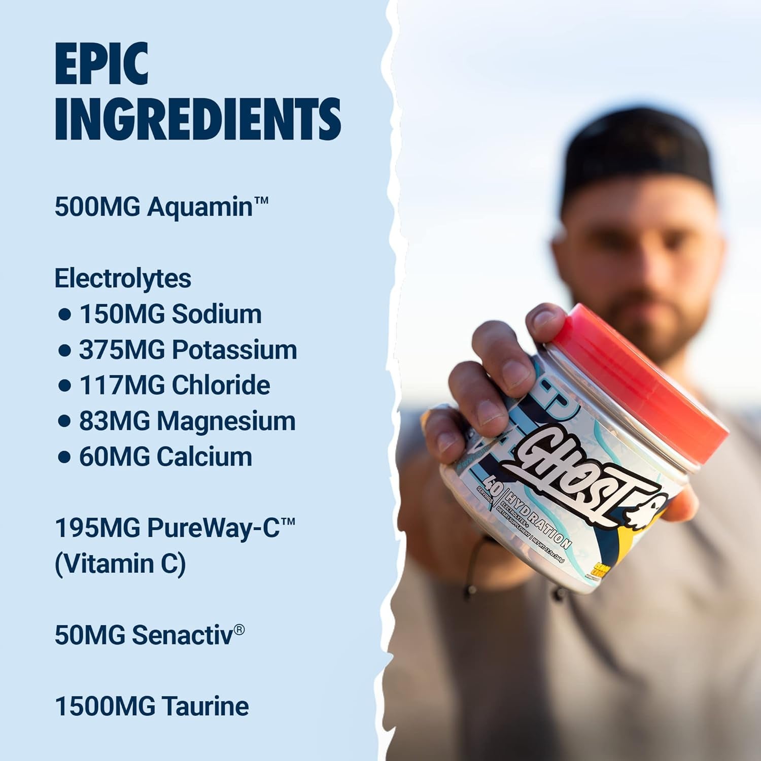 Hydration Lemon Crush Electrolyte Powder, 40 Servings