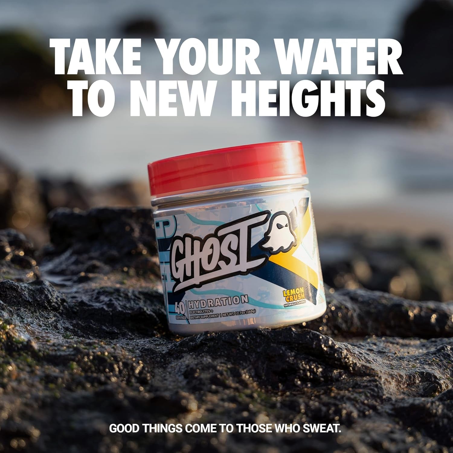 Hydration Lemon Crush Electrolyte Powder, 40 Servings