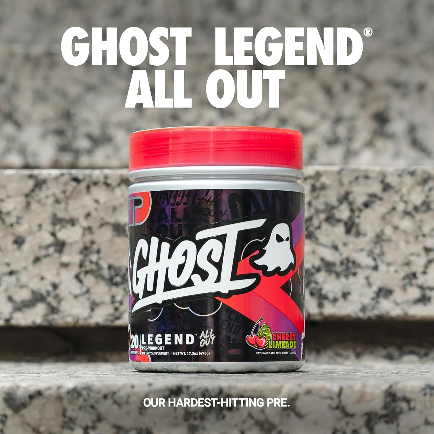 Legend All Out Pre Workout Supplement 20 Servings, Cherry Limeade