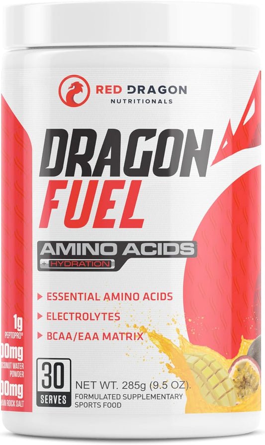 Dragon Fuel Essential Amino Acids 285 G, Mango Passionfruit