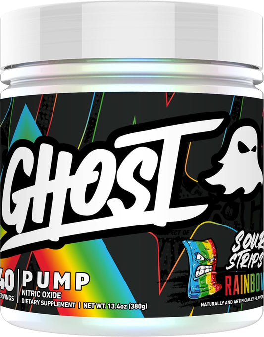 Pump Non-Stim Pre-Workout 40 Serves Rainbow Sour Strips