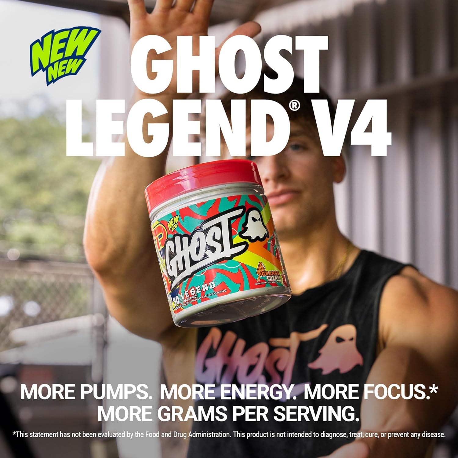 (GH) LEGEND V4 30 SERVE ORANGE CREAM