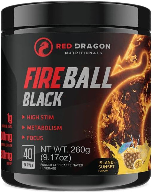 Fireball Black by Red Dragon | 40 Serves