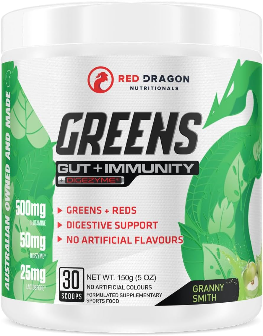 Greens Gut + Immunity Powder 150 G, Granny Smith