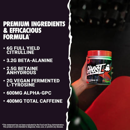 Legend All Out Pre Workout Supplement 20 Servings, Cherry Limeade