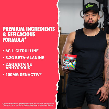 Legend Pre-Workout Powder, Blue Raspberry - 30 Servings – Pre-Workout for Men & Women with Choline, L-Citrulline, & Beta Alanine for Energy & Focus